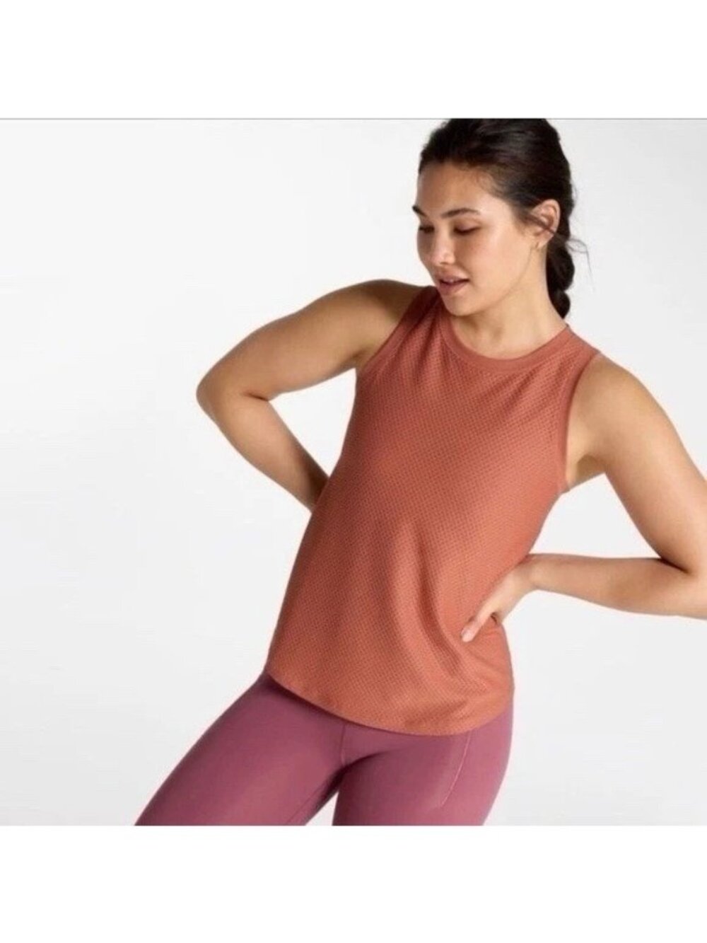 CALIA Renew Arches Diamond Mesh Tank Top